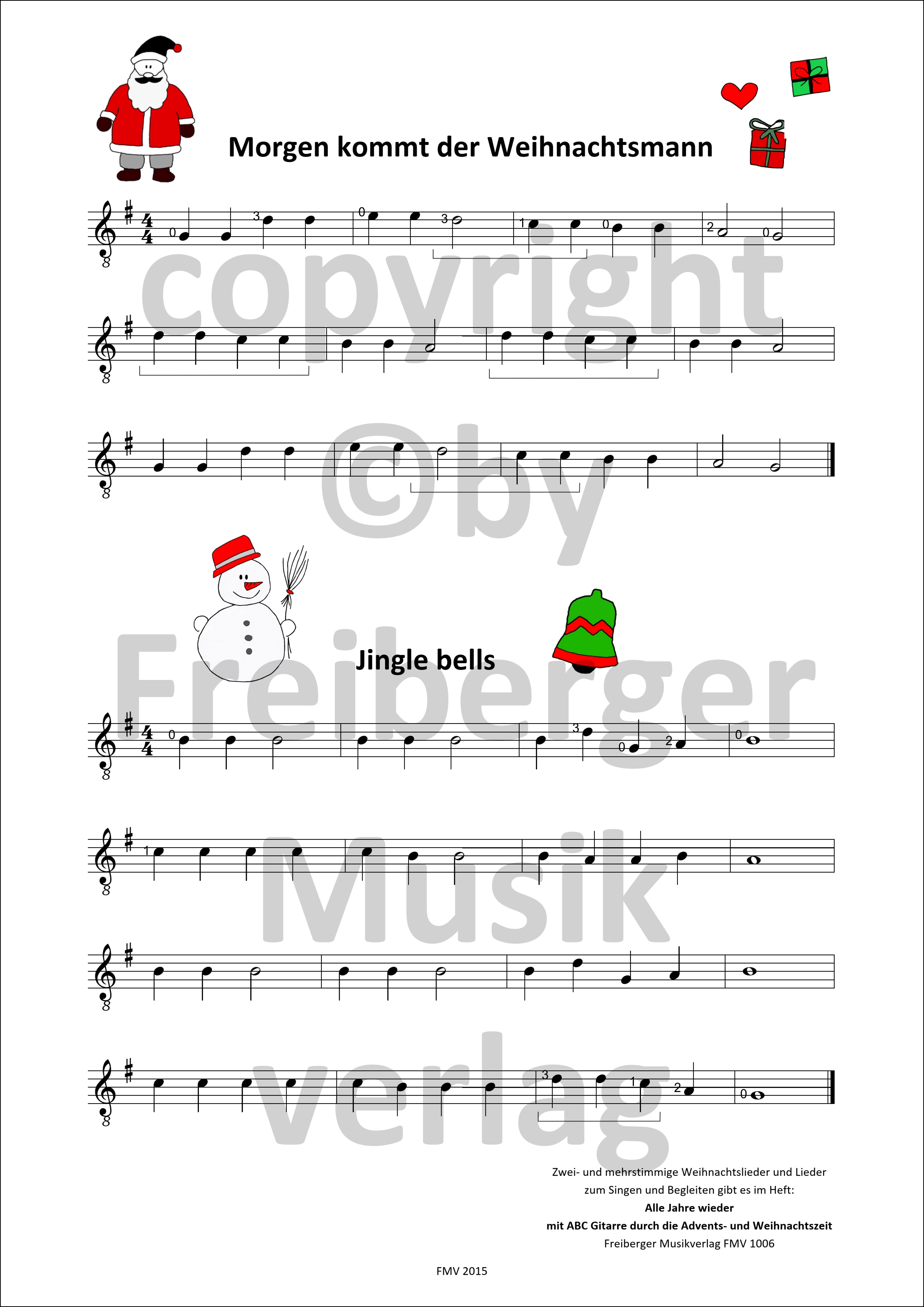 Morgen kommt der Weihnachtsmann / Jingle Bells
